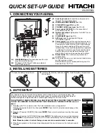 Preview for 30 page of Hitachi 26LD5550U User Manual