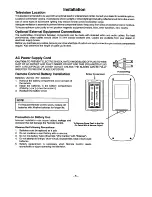 Preview for 5 page of Hitachi 27CX28B Operating Manual