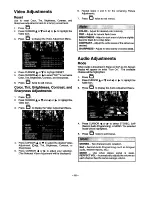 Preview for 16 page of Hitachi 27CX28B Operating Manual