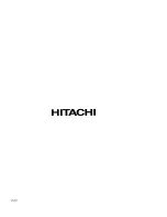 Preview for 60 page of Hitachi 27CX3B Operating Manual