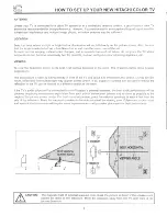 Preview for 8 page of Hitachi 27MMV40B Operating Manual