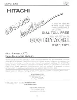 Preview for 57 page of Hitachi 27MMV40B Operating Manual