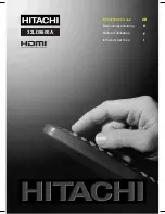 Hitachi 32LD8600A Instructions For Use Manual preview