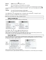 Preview for 44 page of Hitachi 43GX01B Operating Manual