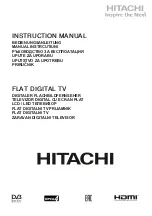 Hitachi 43HBT62 Instruction Manual preview