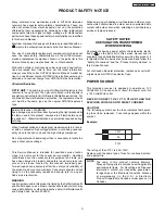 Preview for 3 page of Hitachi 50VF820 - 50" Rear Projection TV Service Manual