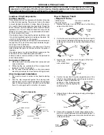 Preview for 7 page of Hitachi 50VF820 - 50" Rear Projection TV Service Manual