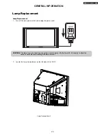 Preview for 23 page of Hitachi 50VF820 - 50" Rear Projection TV Service Manual