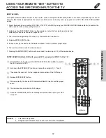 Preview for 37 page of Hitachi 51S715 Operating Manual