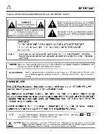 Preview for 2 page of Hitachi 52LDX99B - LCD Projection TV Operating Manual