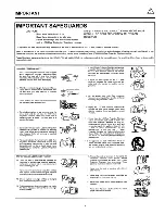 Preview for 3 page of Hitachi 52LDX99B - LCD Projection TV Operating Manual