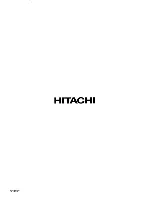 Preview for 80 page of Hitachi 52LDX99B - LCD Projection TV Operating Manual