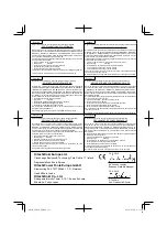 Preview for 123 page of Hitachi AW 100 Instruction Manual