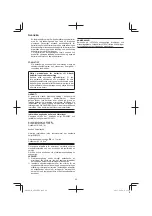 Preview for 92 page of Hitachi AW18DBL Handling Instructions Manual