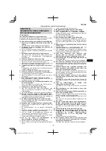 Preview for 107 page of Hitachi AW18DBL Handling Instructions Manual