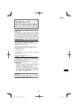 Preview for 241 page of Hitachi AW18DBL Handling Instructions Manual