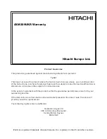 Preview for 15 page of Hitachi AXM209UKR Instruction Manual