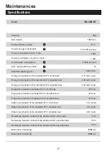 Preview for 27 page of Hitachi BD-70CVE Instruction Manual