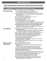 Preview for 4 page of Hitachi BD-W80WV Operating & Installation Instructions Manual