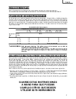 Preview for 47 page of Hitachi C 10FC2 Instruction Manual And Safety Instructions