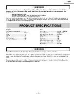 Preview for 3 page of Hitachi C 10FR User Manual