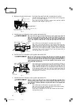 Preview for 38 page of Hitachi C 12FDH Safety Instructions And Instruction Manual