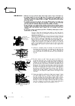 Preview for 40 page of Hitachi C 12FDH Safety Instructions And Instruction Manual