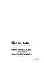 Preview for 54 page of Hitachi C 15FB Instruction Manual And Safety Instructions