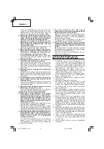 Preview for 20 page of Hitachi C 18DL Handling Instructions Manual