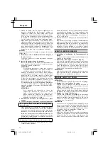 Preview for 34 page of Hitachi C 18DL Handling Instructions Manual