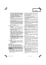 Preview for 39 page of Hitachi C 18DL Handling Instructions Manual