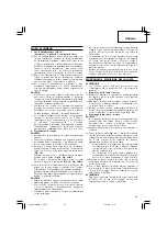 Preview for 45 page of Hitachi C 18DL Handling Instructions Manual