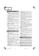 Preview for 46 page of Hitachi C 18DL Handling Instructions Manual