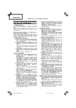 Preview for 48 page of Hitachi C 18DL Handling Instructions Manual