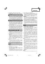 Preview for 55 page of Hitachi C 18DL Handling Instructions Manual