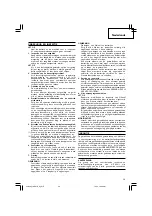 Preview for 57 page of Hitachi C 18DL Handling Instructions Manual