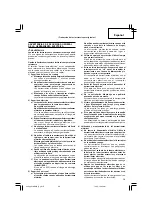 Preview for 59 page of Hitachi C 18DL Handling Instructions Manual