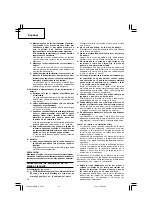 Preview for 60 page of Hitachi C 18DL Handling Instructions Manual
