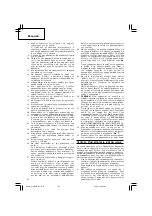 Preview for 82 page of Hitachi C 18DL Handling Instructions Manual