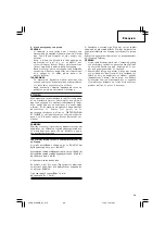 Preview for 89 page of Hitachi C 18DL Handling Instructions Manual