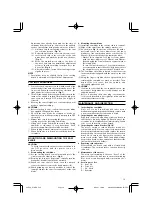 Preview for 13 page of Hitachi C 7MFA Handling Instructions Manual