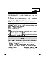 Preview for 19 page of Hitachi C 7SB2 Safety Instructions And Instruction Manual