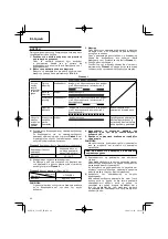 Preview for 42 page of Hitachi CG 18DAL Handling Instructions Manual