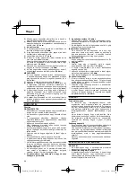 Preview for 68 page of Hitachi CG 18DAL Handling Instructions Manual