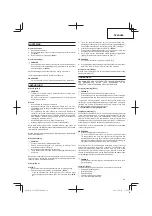 Preview for 49 page of Hitachi CG 22EJ(SLN) Handling Instructions Manual