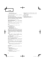 Preview for 68 page of Hitachi CG 22EJ(SLN) Handling Instructions Manual