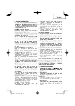 Preview for 19 page of Hitachi CG 25EUS L Safety Instructions And Instruction Manual