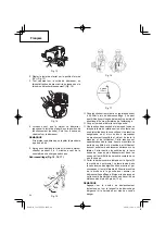 Preview for 24 page of Hitachi CG 25EUS L Safety Instructions And Instruction Manual