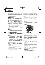 Preview for 26 page of Hitachi CG 25EUS L Safety Instructions And Instruction Manual