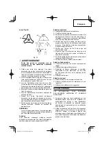 Preview for 29 page of Hitachi CG 25EUS L Safety Instructions And Instruction Manual